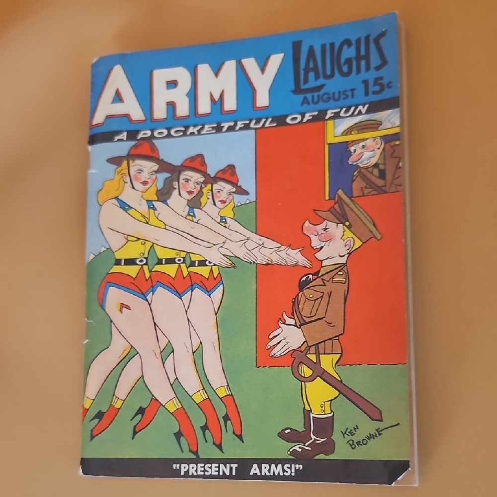 Army Laughs Pocket Comic Magazine, August, 1941